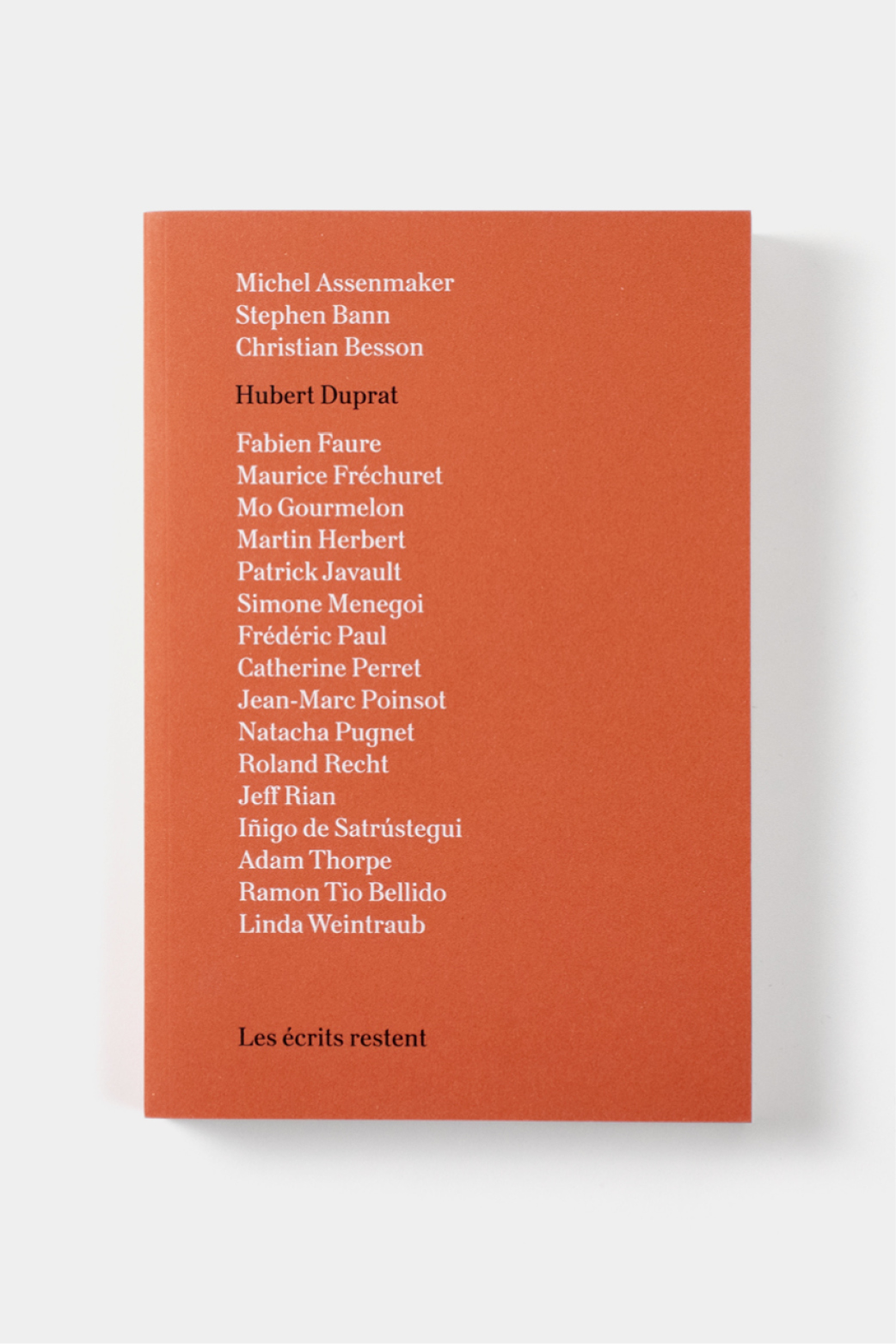Les écrits restent