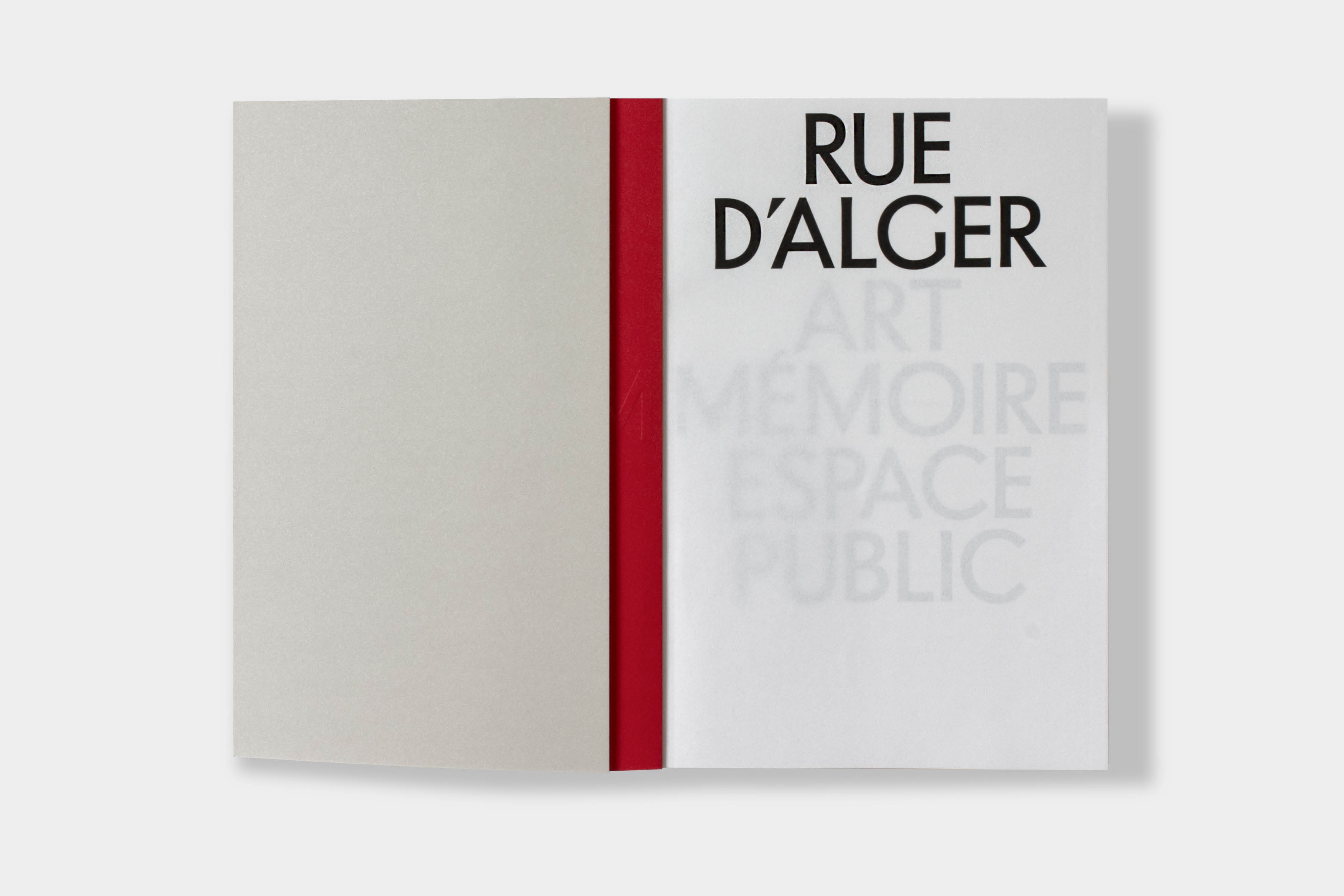 Rue d’Alger, art, mémoire, espace public